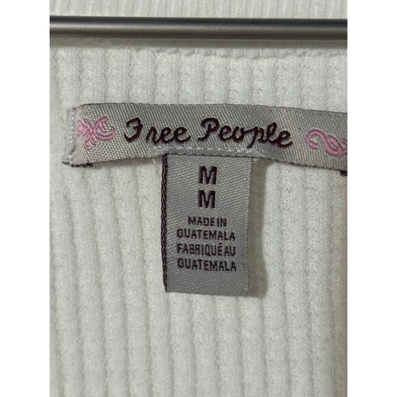 Free People Santa Clara Thermal Henley in Alabaster Size Medium - Picture 7 of 8